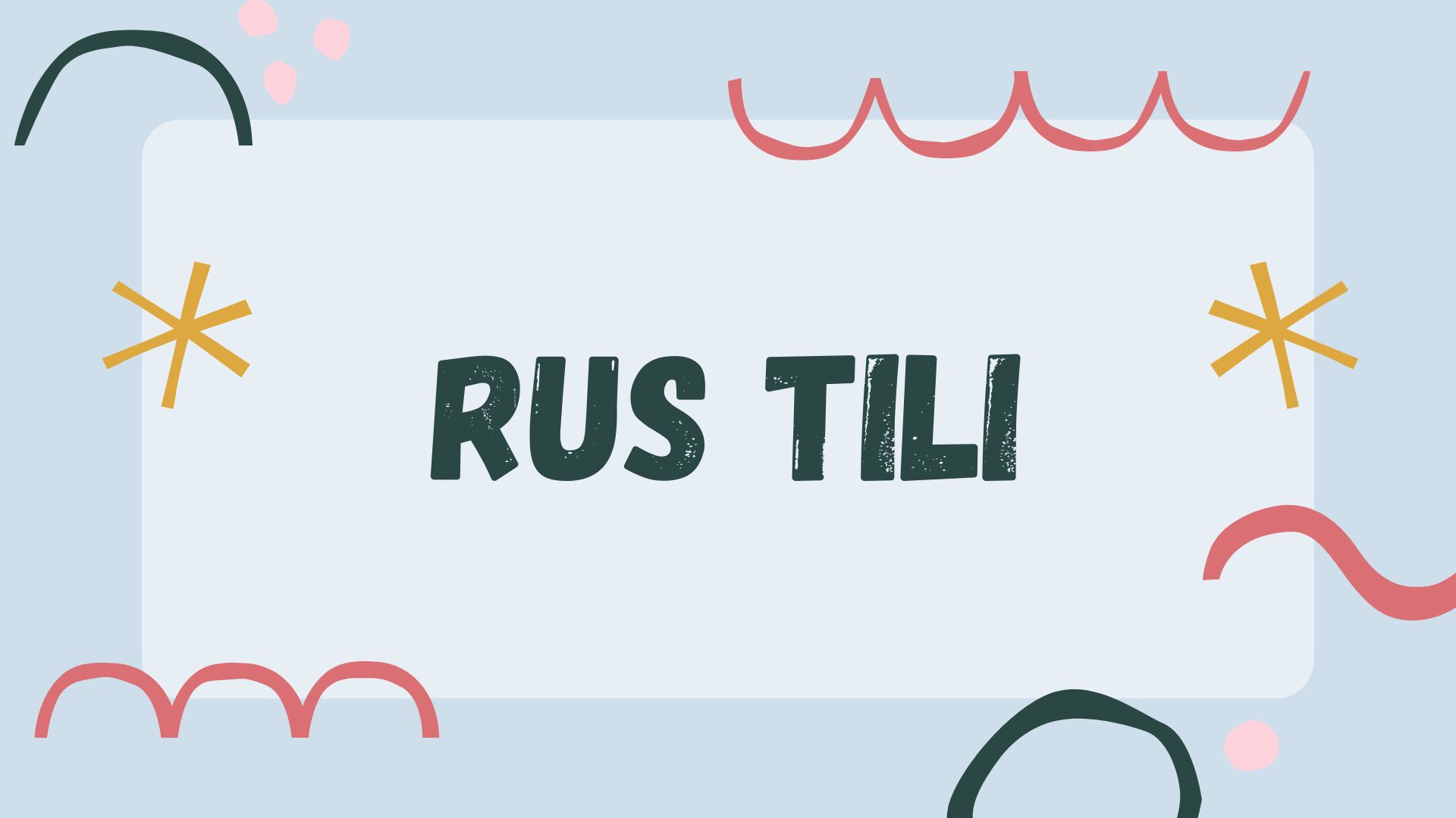 Rus tili